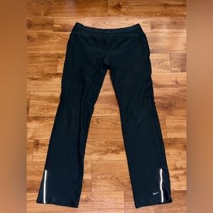 Nike dri-fit black leggings size s small full length tights